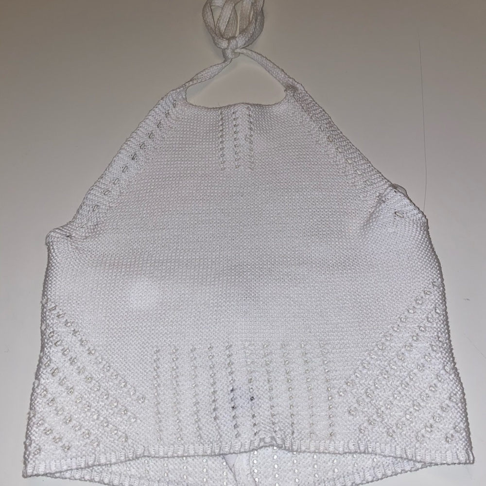 Garage halter top